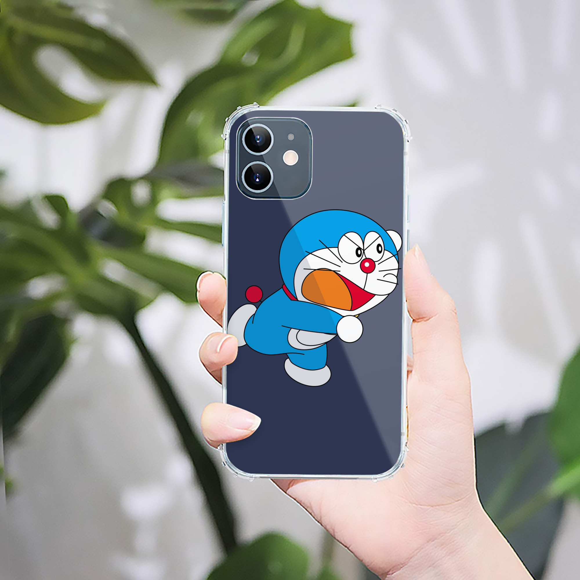 （画像用） ドラえもん Doraemon 【iPhone 12シリーズ対応】透明スマホケース（クリアソフトケース）